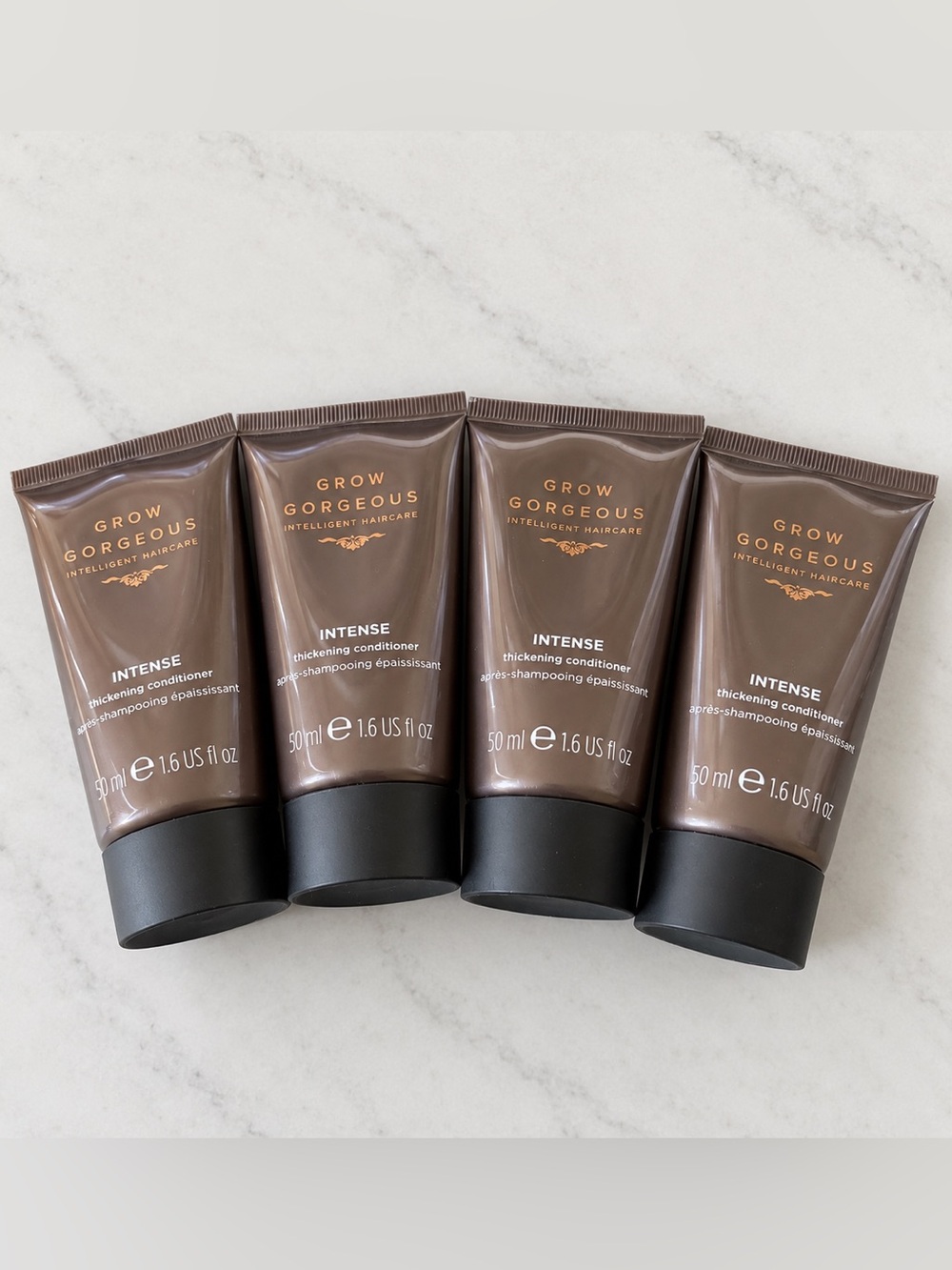 Grow Gorgeous Intense Thickening Conditioner 4x50ml NEW SEALED Set of 4
